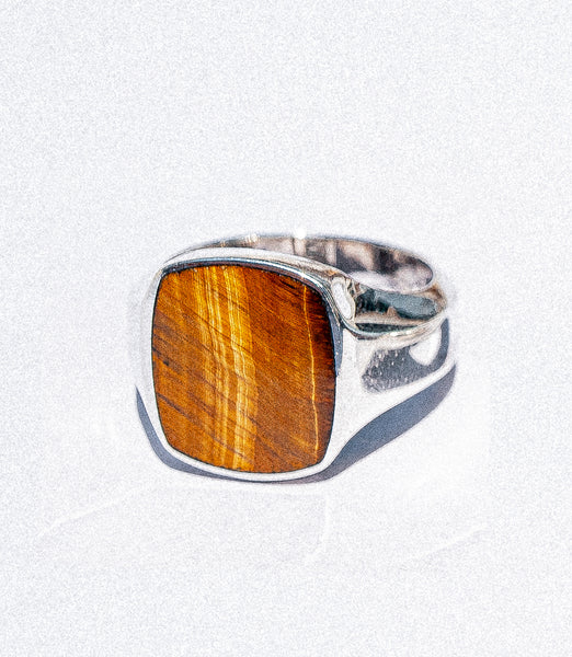 Tiger's Eye – Year of the Horse Signet Ring – LOST AMIGO